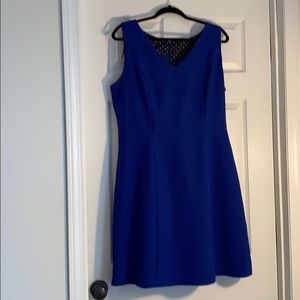 AGB size 14 P cobalt blue business dress